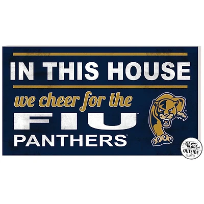 FIU Panthers 11" x 20" Indoor/Outdoor In This House Sign