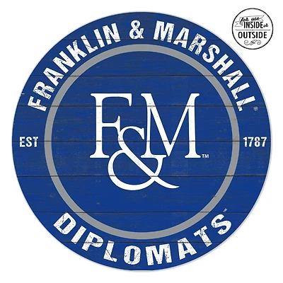 Franklin & Marshall Diplomats 20" x 20" Indoor/Outdoor Circle Sign
