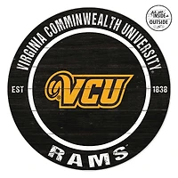 VCU Rams 20" x 20" Indoor/Outdoor Circle Sign
