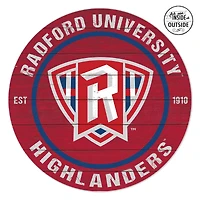 Radford Highlanders 20" x 20" Indoor/Outdoor Circle Sign