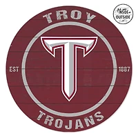 Troy University Trojans 20" x 20" Indoor/Outdoor Circle Sign