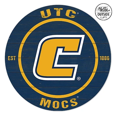 Tennessee Chattanooga Mocs 20" x 20" Indoor/Outdoor Circle Sign