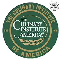 Culinary Institute of America Steels 20" x 20" Indoor/Outdoor Circle Sign