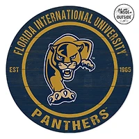 FIU Panthers 20" x 20" Indoor/Outdoor Circle Sign
