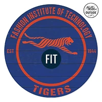 SUNY Fashion Institute of Technology Tigers 20" x 20" Indoor/Outdoor Circle Sign
