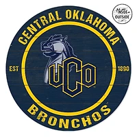 Central Oklahoma Bronchos 20" x 20" Indoor/Outdoor Circle Sign