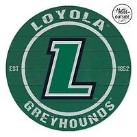 Loyola Greyhounds 20" x 20" Indoor/Outdoor Circle Sign