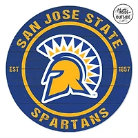 San Jose State Spartans 20" x 20" Indoor/Outdoor Circle Sign