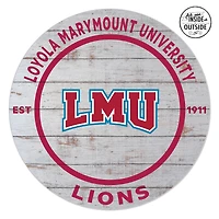 Loyola Marymount Lions 20'' x 20'' Indoor/Outdoor Weathered Circle Sign