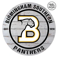 Birmingham-Southern Panthers 20'' x 20'' Indoor/Outdoor Weathered Circle Sign