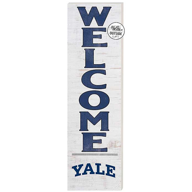 Yale Bulldogs 10'' x 35'' Indoor/Outdoor Welcome Sign