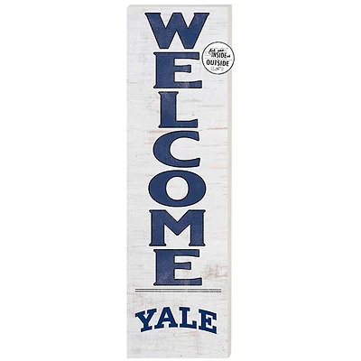 Yale Bulldogs 10'' x 35'' Indoor/Outdoor Welcome Sign