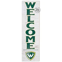 Wayne State Warriors 10'' x 35'' Indoor/Outdoor Welcome Sign