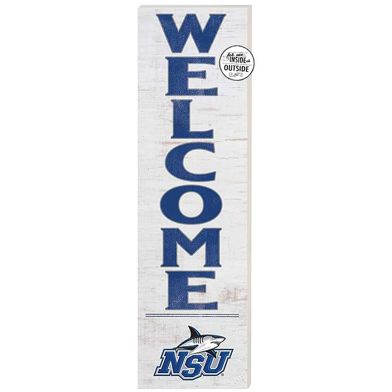 Nova Southeastern Sharks 10'' x 35'' Indoor/Outdoor Welcome Sign
