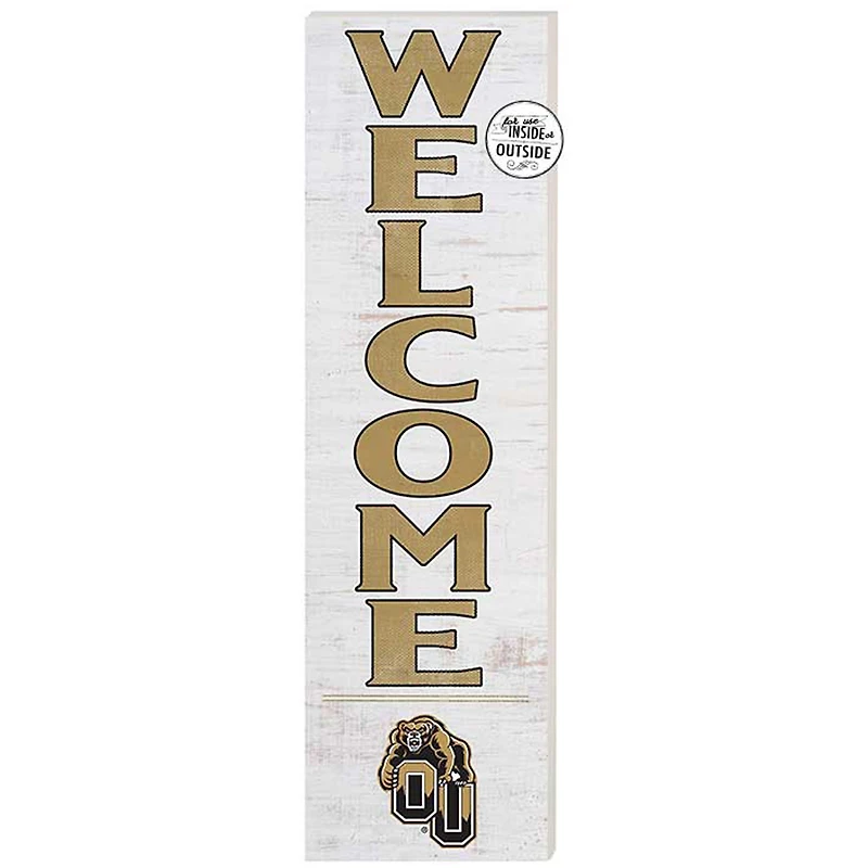 Oakland Golden Grizzlies 10'' x 35'' Indoor/Outdoor Welcome Sign