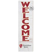 Cal State Stanislaus Warriors 10'' x 35'' Indoor/Outdoor Welcome Sign