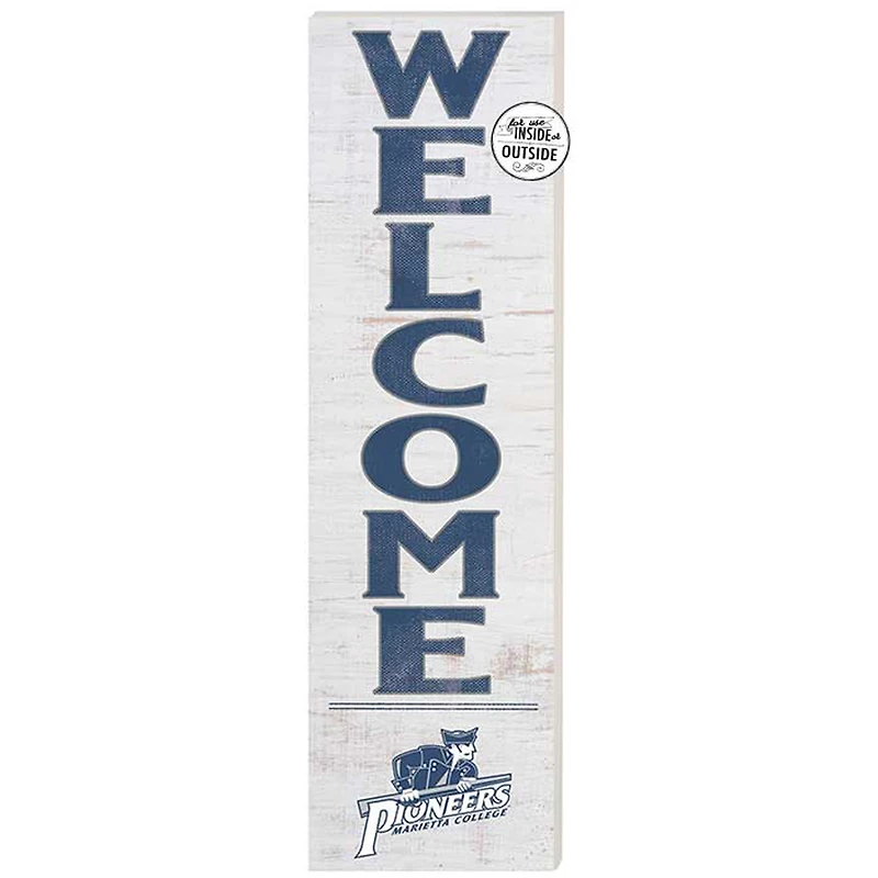 Marietta College Pioneers 10'' x 35'' Indoor/Outdoor Welcome Sign