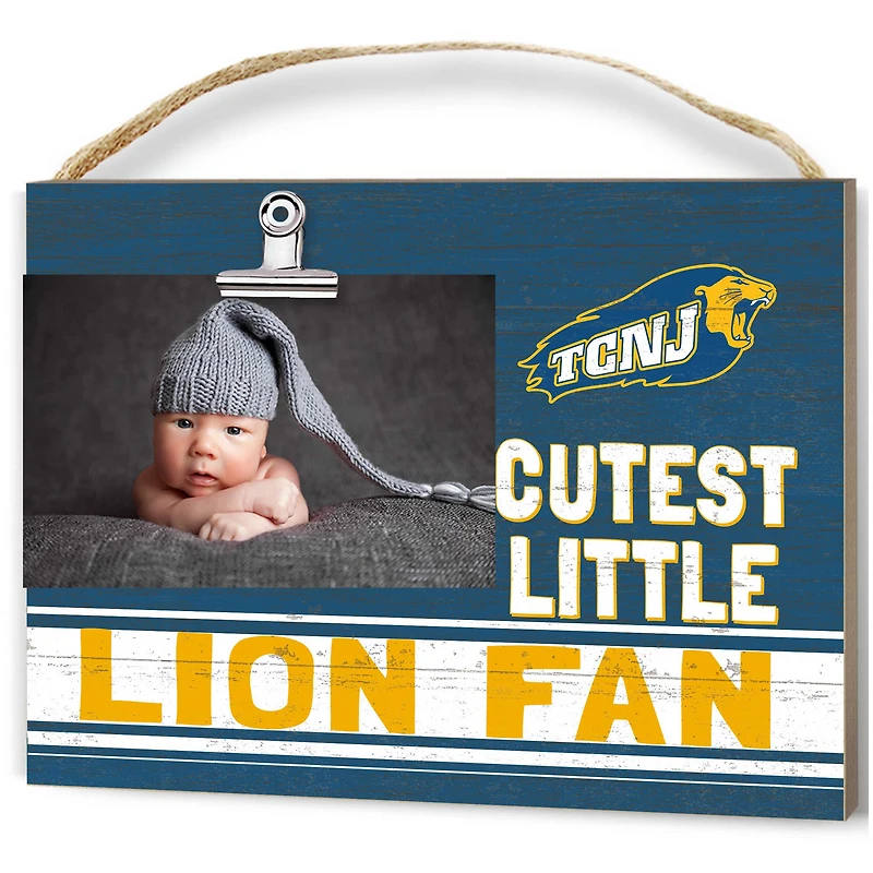 College of New Jersey Lions 8" x 10" Cutest Little Team Logo Clip Photo Frame