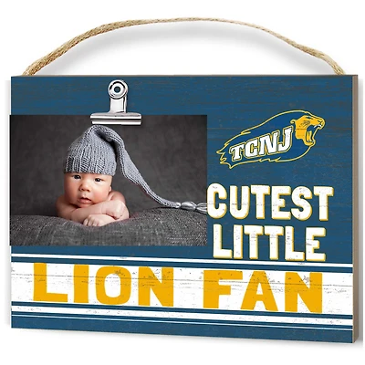 College of New Jersey Lions 8" x 10" Cutest Little Team Logo Clip Photo Frame