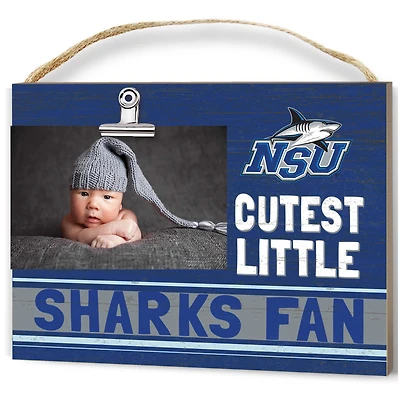 Nova Southeastern Sharks 8" x 10" Cutest Little Team Logo Clip Photo Frame