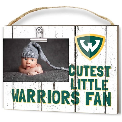 Wayne State Warriors 16" x 22" Cutest Little Weathered Logo Frame