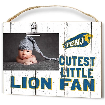 College of New Jersey Lions 16" x 22" Cutest Little Weathered Logo Frame