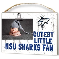 Nova Southeastern Sharks 16" x 22" Cutest Little Weathered Logo Frame