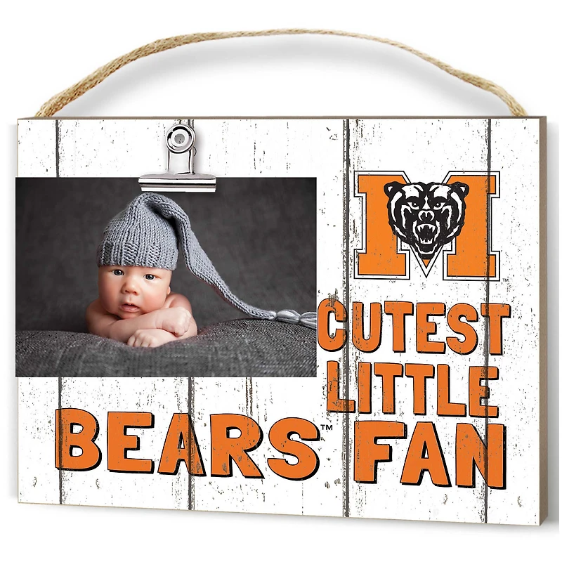Mercer Bears 16" x 22" Cutest Little Weathered Logo Frame