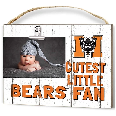 Mercer Bears 16" x 22" Cutest Little Weathered Logo Frame