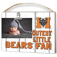 Mercer Bears 16" x 22" Cutest Little Weathered Logo Frame