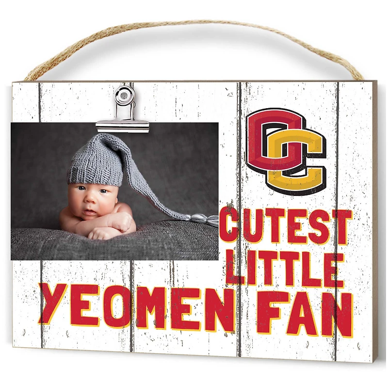 Oberlin Yeomen 16" x 22" Cutest Little Weathered Logo Frame