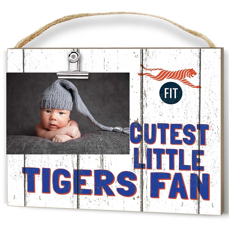 SUNY Fashion Institute of Technology Tigers 16" x 22" Cutest Little Weathered Logo Frame