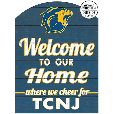 College of New Jersey Lions 16'' x 22'' Indoor/Outdoor Marquee Sign