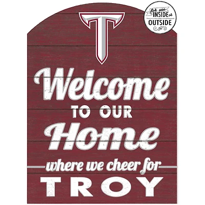 Troy University Trojans 16'' x 22'' Indoor/Outdoor Marquee Sign