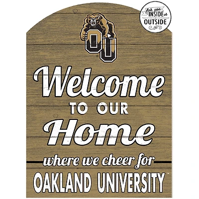 Oakland Golden Grizzlies 16'' x 22'' Indoor/Outdoor Marquee Sign
