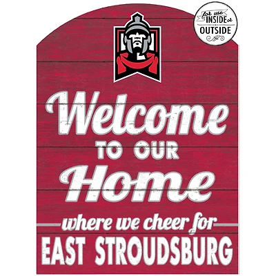 East Stroudsburg Warriors 16'' x 22'' Indoor/Outdoor Marquee Sign