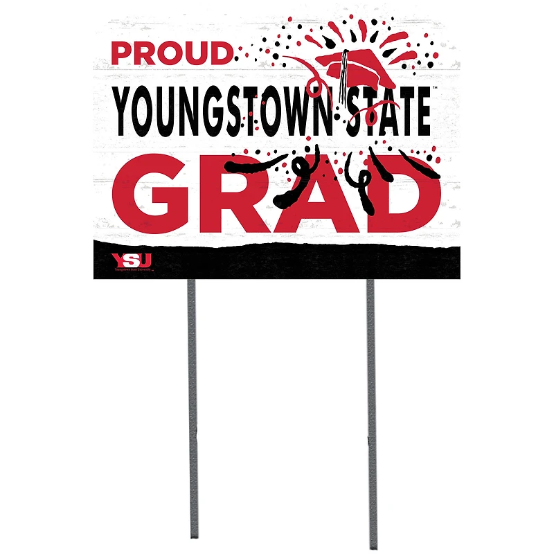 Youngstown State Penguins 18'' x 24'' Proud Graduate Yard Sign