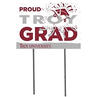 Troy University Trojans 18'' x 24'' Proud Graduate Yard Sign