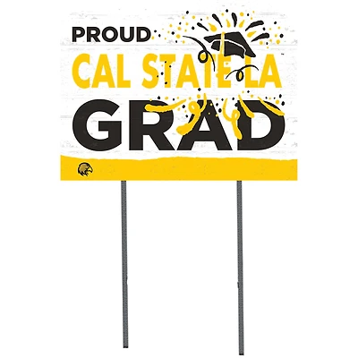Cal State L.A. Golden Eagles 18'' x 24'' Proud Graduate Yard Sign