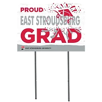 East Stroudsburg Warriors 18'' x 24'' Proud Graduate Yard Sign