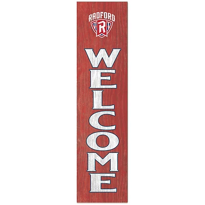 Radford Highlanders 12'' x 48'' Outdoor Leaner Welcome Sign
