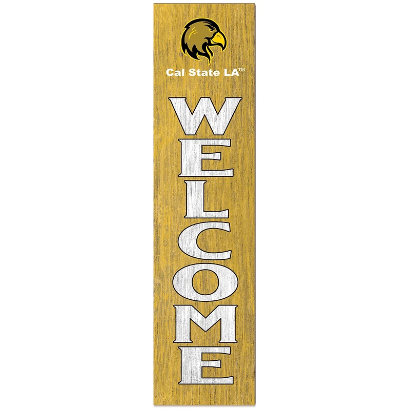 Cal State L.A. Golden Eagles 12'' x 48'' Outdoor Leaner Welcome Sign