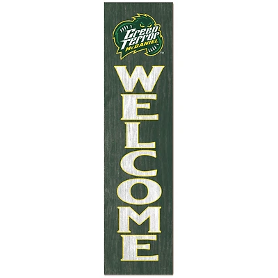 McDaniel Green Terror 12'' x 48'' Outdoor Leaner Welcome Sign