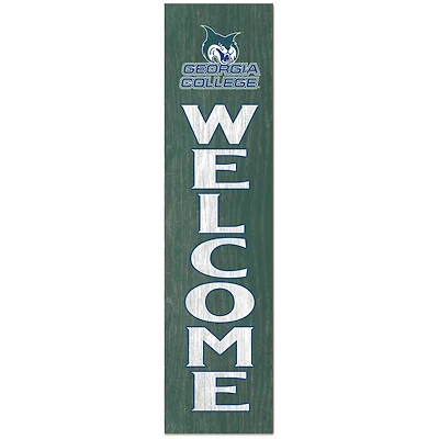 Georgia College Bobcats 12'' x 48'' Outdoor Leaner Welcome Sign
