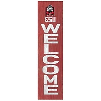 East Stroudsburg Warriors 12'' x 48'' Outdoor Leaner Welcome Sign