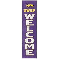 Wisconsin-Stevens Point Pointers 12'' x 48'' Outdoor Leaner Welcome Sign