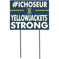 Rochester Yellow Jackets 18'' x 24'' I Chose Lawn Sign