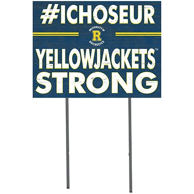 Rochester Yellow Jackets 18'' x 24'' I Chose Lawn Sign