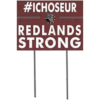 University of Redlands Bulldogs 18'' x 24'' I Chose Lawn Sign