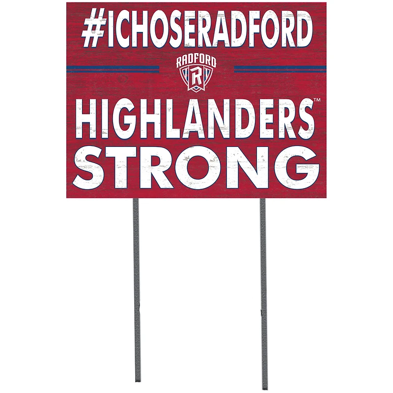 Radford Highlanders 18'' x 24'' I Chose Lawn Sign